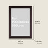 Your top choice for PieceClicks puzzle display (fits product codes starting with U). Easy to build and effortless to decorate, it complements any space beautifully.