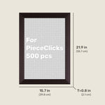 Your top choice for PieceClicks puzzle display (fits product codes starting with U). Easy to build and effortless to decorate, it complements any space beautifully.