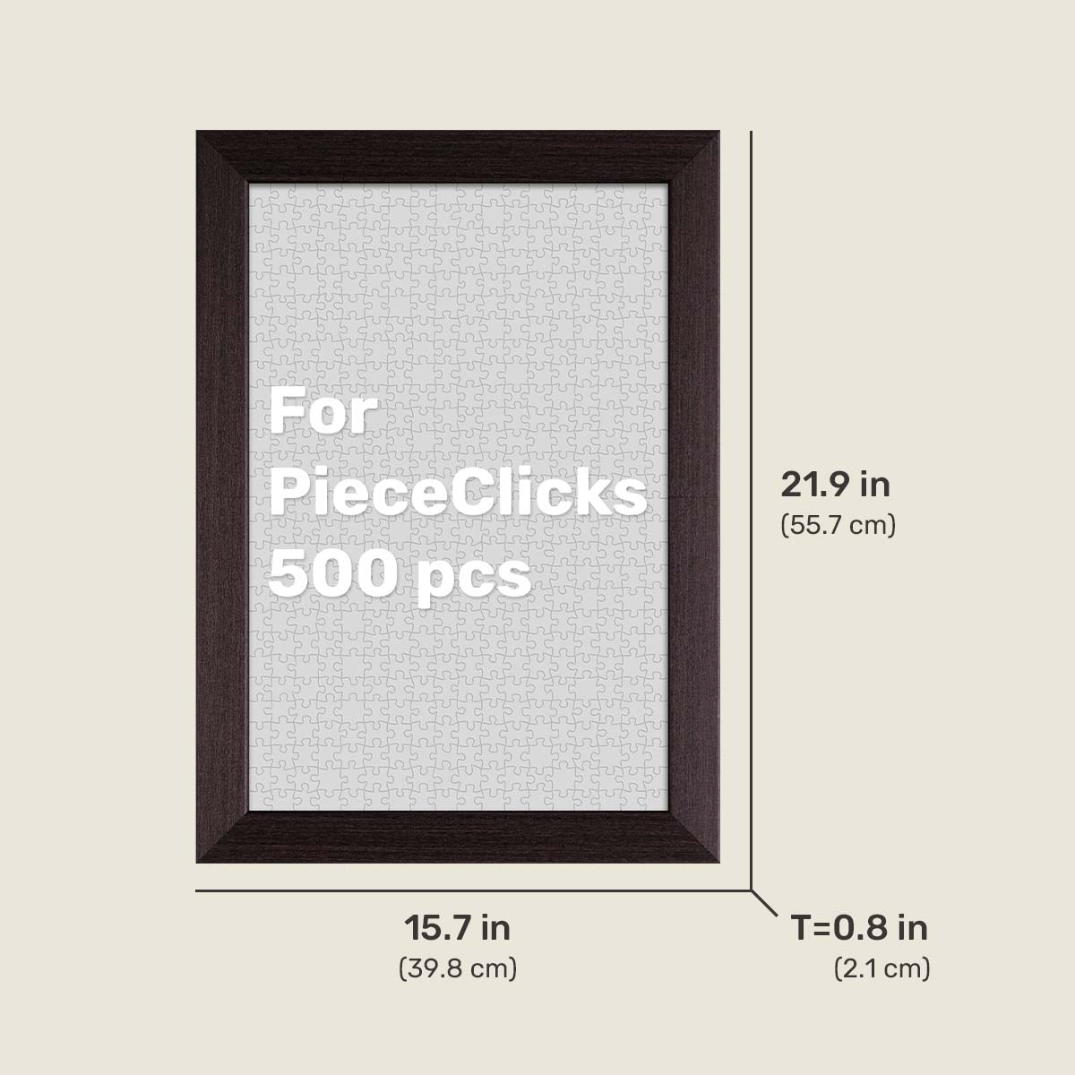 Your top choice for PieceClicks puzzle display (fits product codes starting with U). Easy to build and effortless to decorate, it complements any space beautifully.
