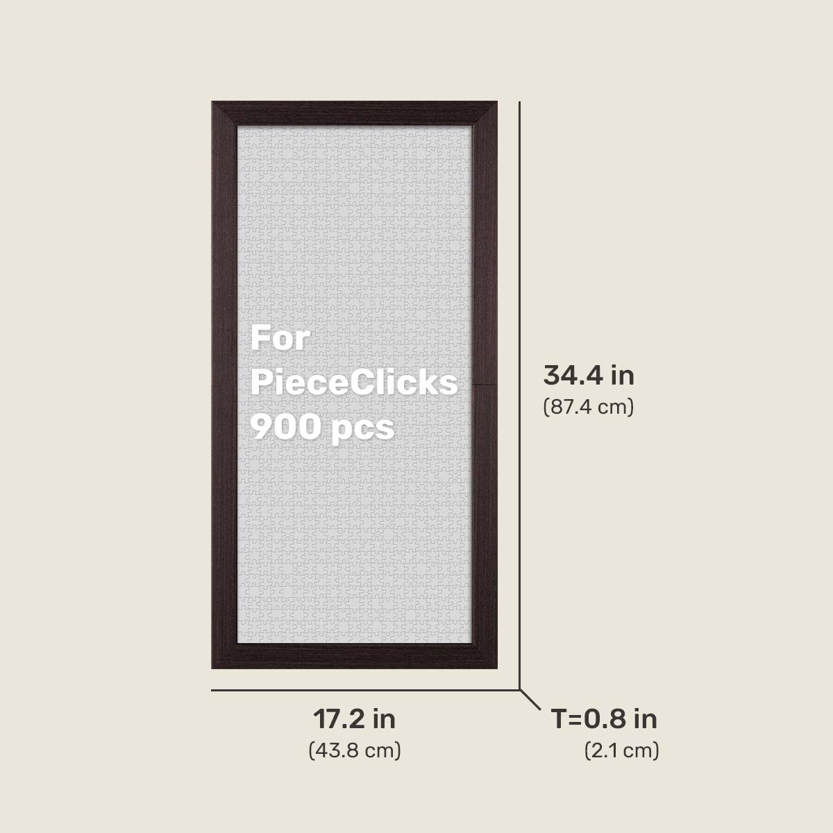 Your top choice for PieceClicks puzzle display (fits product codes starting with U). Easy to build and effortless to decorate, it complements any space beautifully.