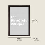 Your top choice for PieceClicks puzzle display (fits product codes starting with U). Easy to build and effortless to decorate, it complements any space beautifully.