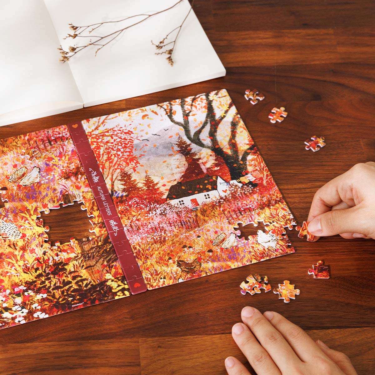 A world painted in deep crimson maples is autumn’s most romantic message to us. Bring this breathtaking seasonal masterpiece home and infuse your space with the warm, cozy essence of fall.