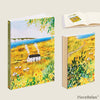 Gaze at the majestic Seven Sisters cliffs across a beautiful field of yellow blooms. A stunning coastal escape for your home.