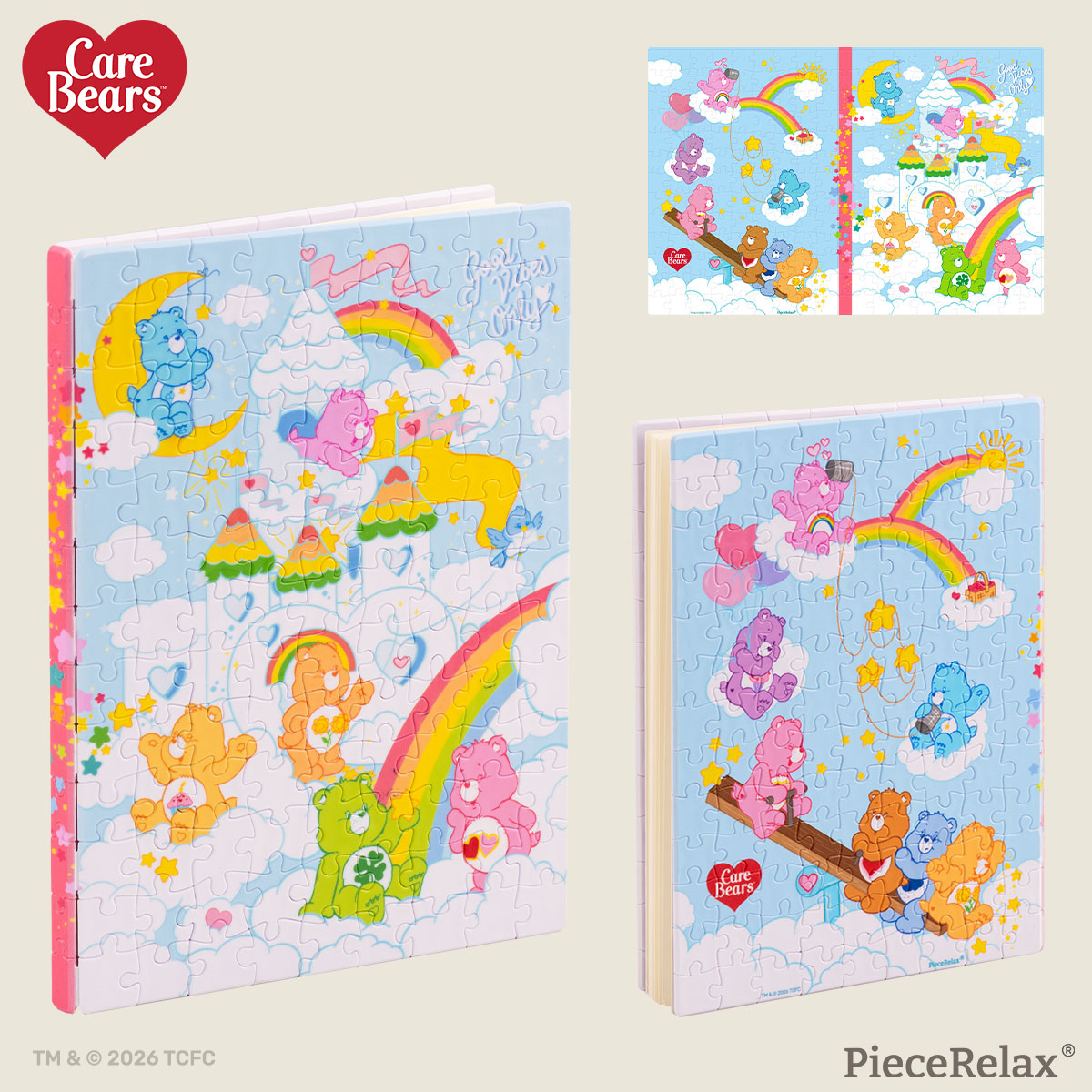 Play your heart out in Rainbow Park with Care Bears™—and write down every happy moment to keep it shining. Because joy feels even brighter when you capture it on the page.