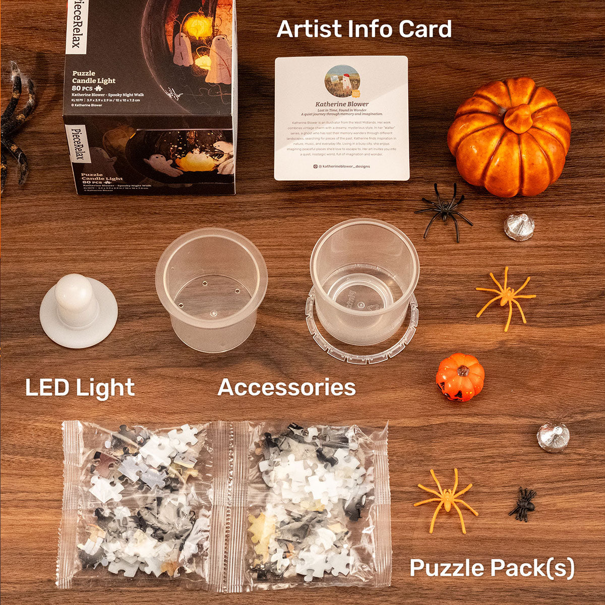 Turn on the puzzle candle light and join the artist’s adorable ghost on an adventure! Is there a mysterious place you’d like to explore? You’ll Always Get There with PieceRelax.